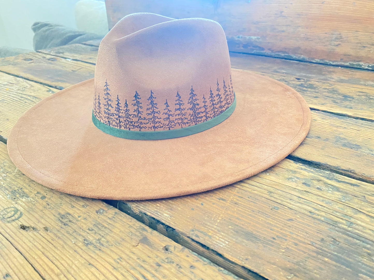 Hand Burned Fedora | The Wild Fir