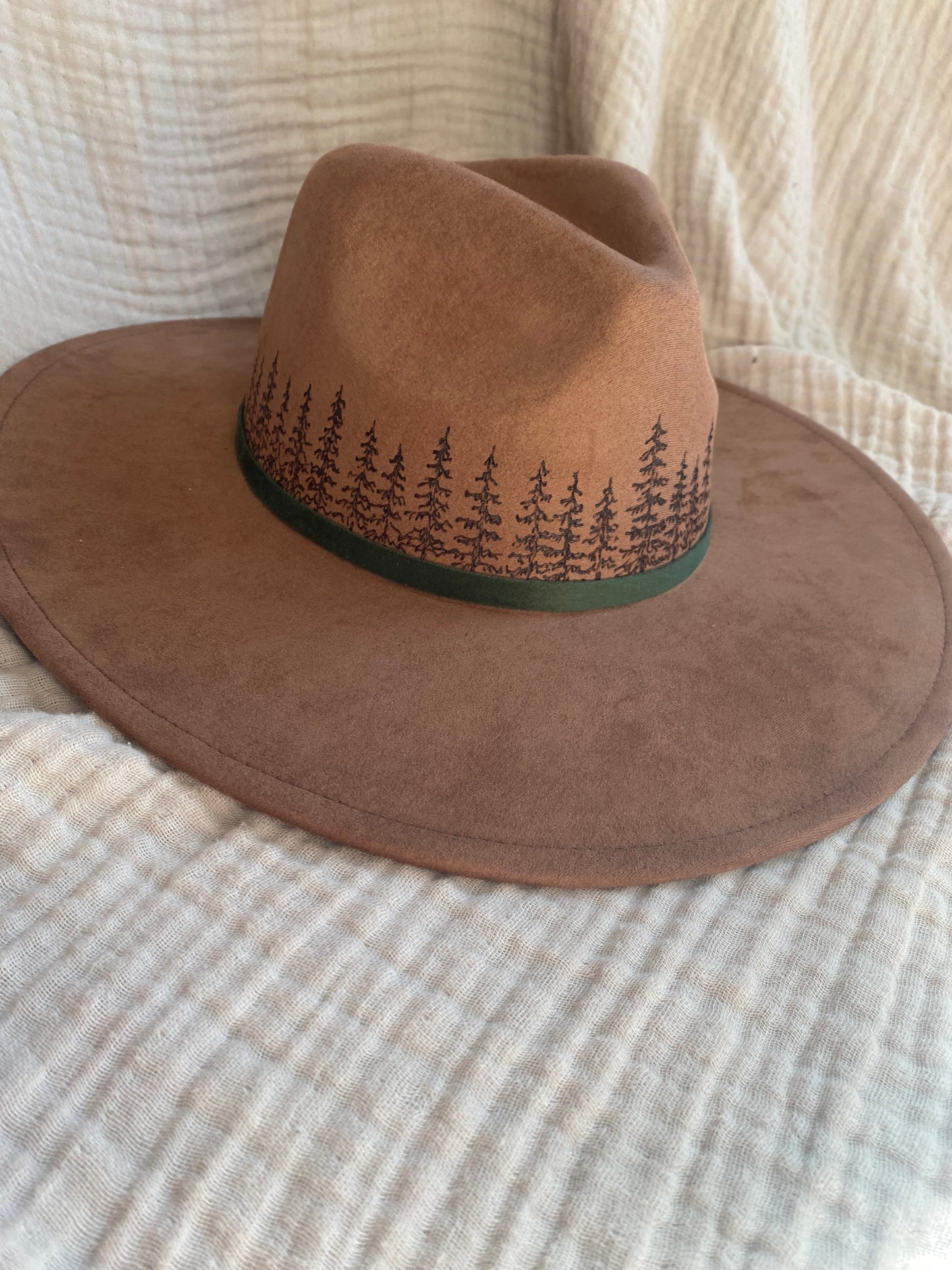 Hand Burned Fedora | The Wild Fir