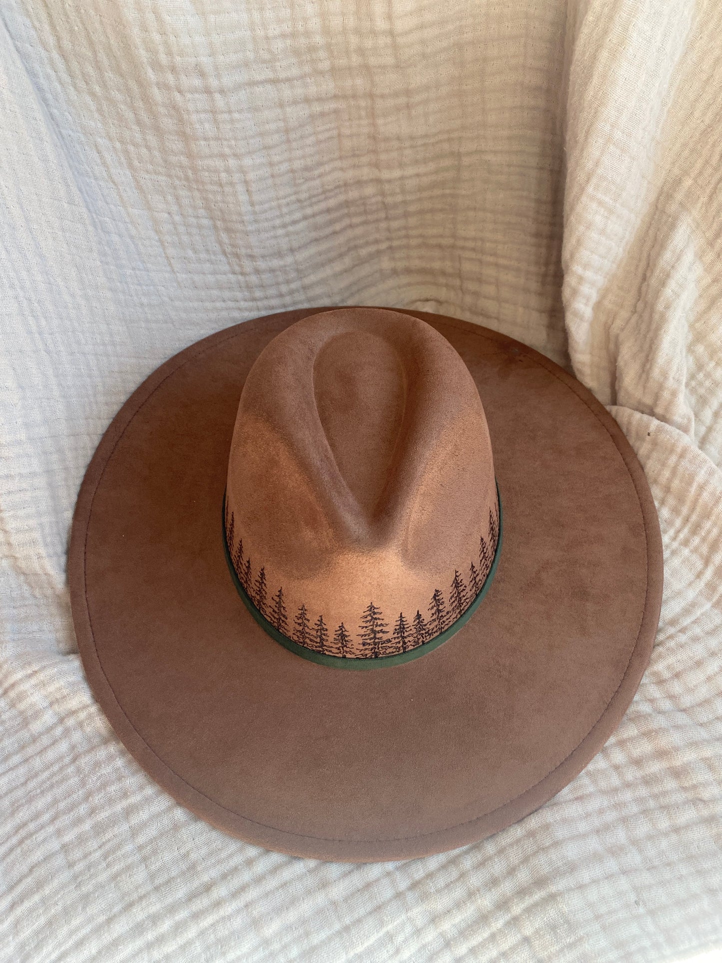 Hand Burned Fedora | The Wild Fir