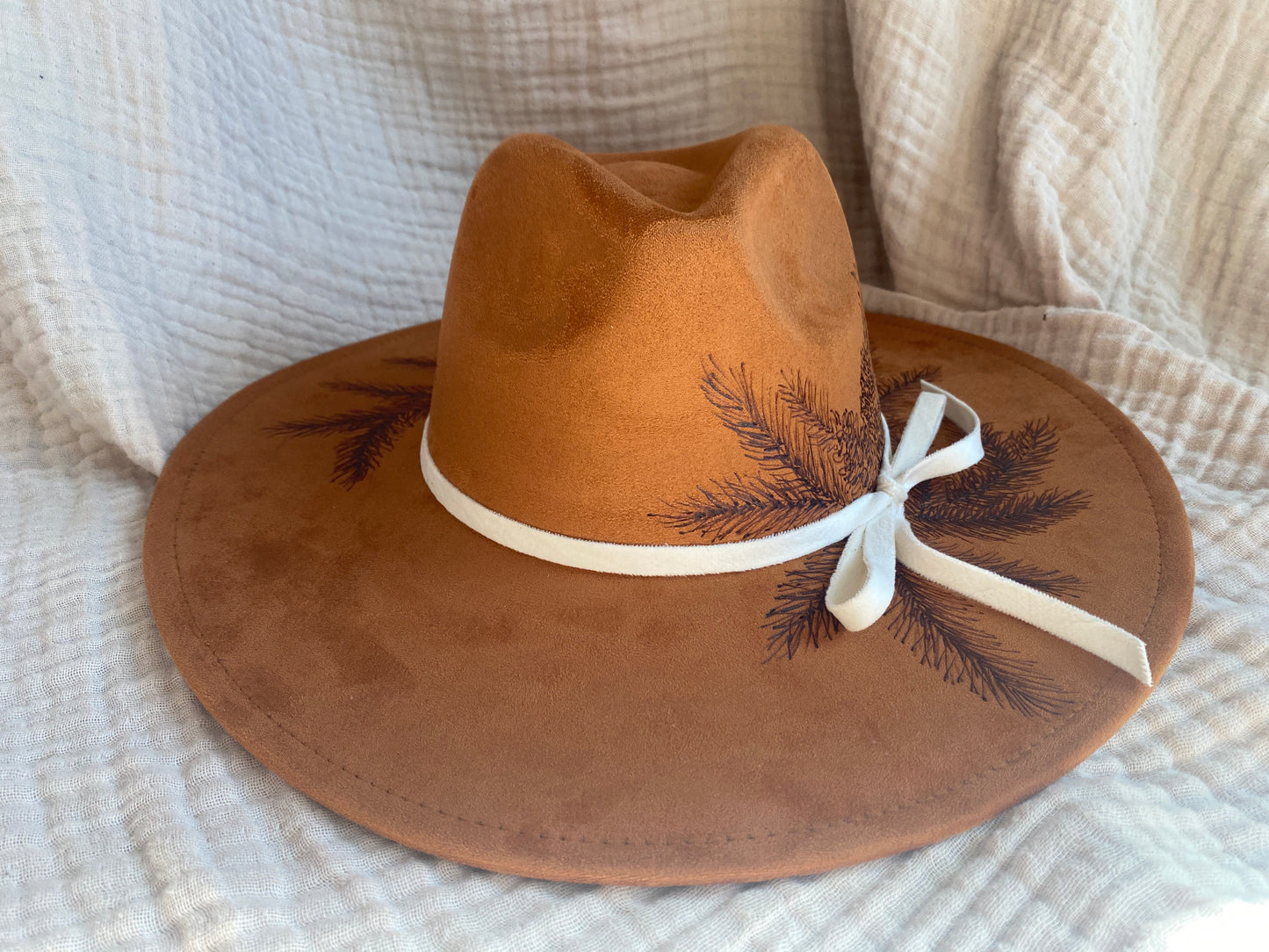 Hand Burned Fedora | Evergreen Trail