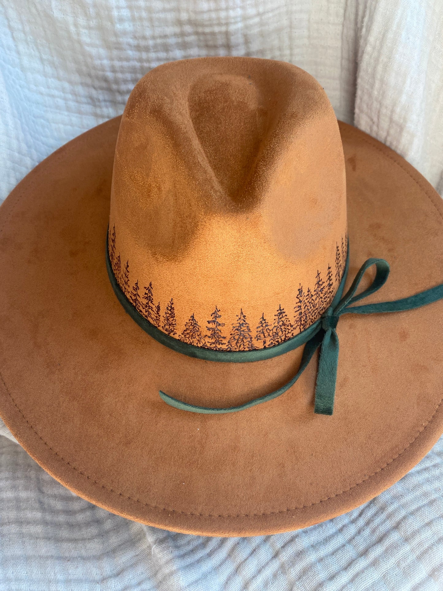 Hand Burned Fedora | The Wanderer