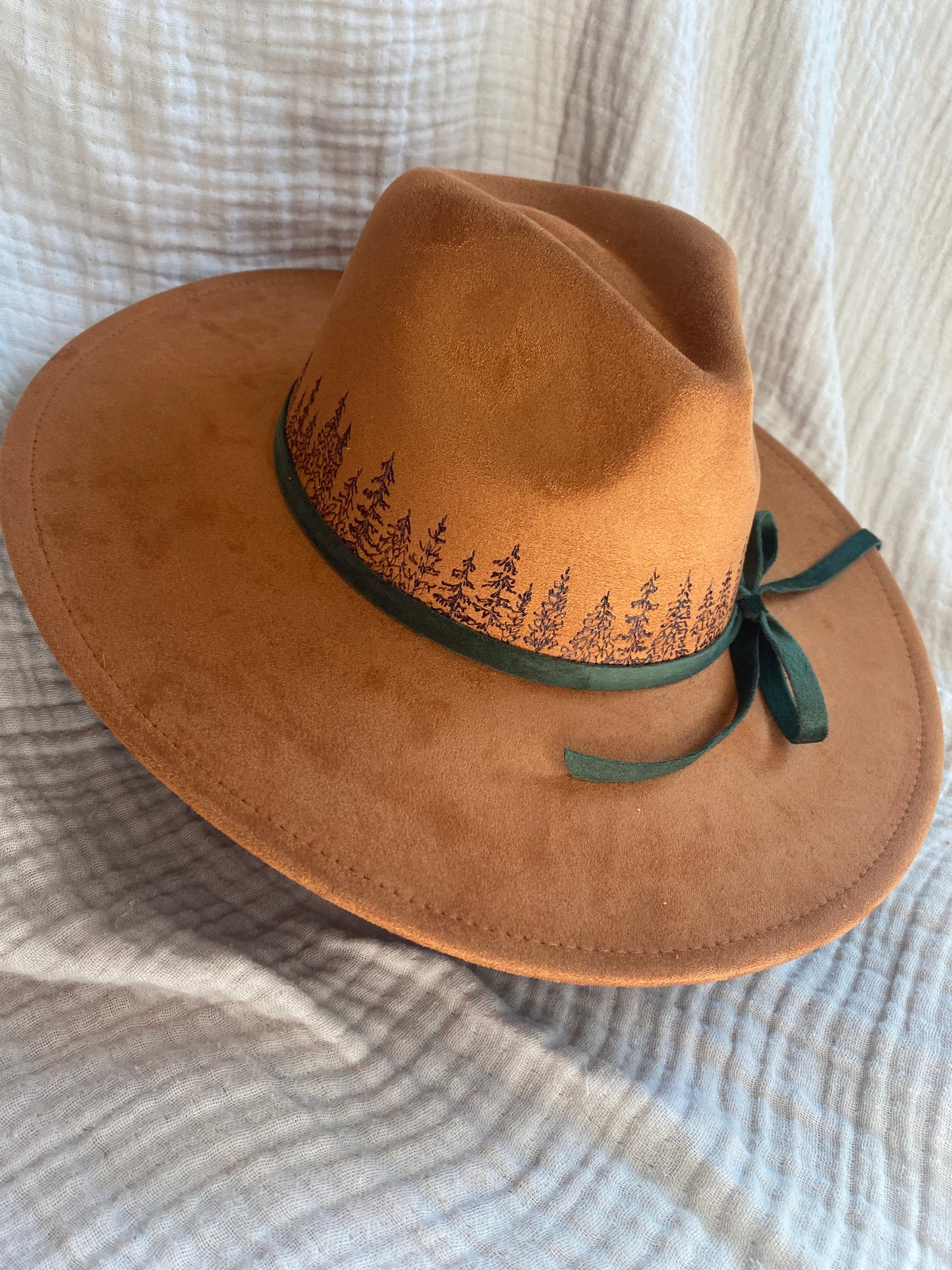Hand Burned Fedora | The Wanderer