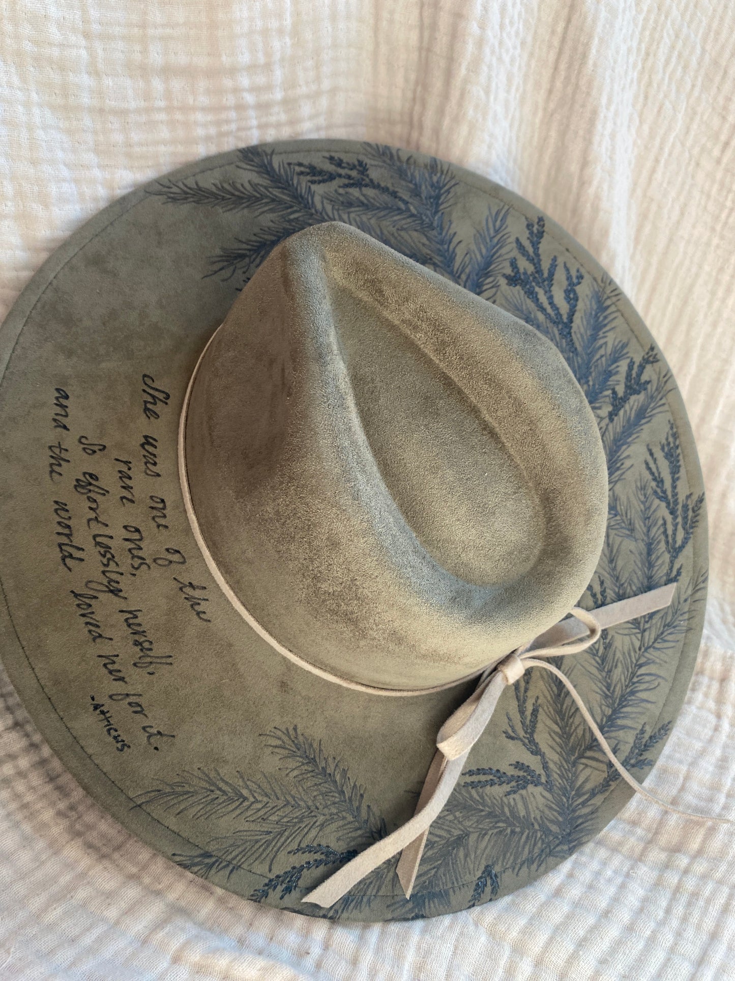 Hand Burned Fedora | The Meraki Mae