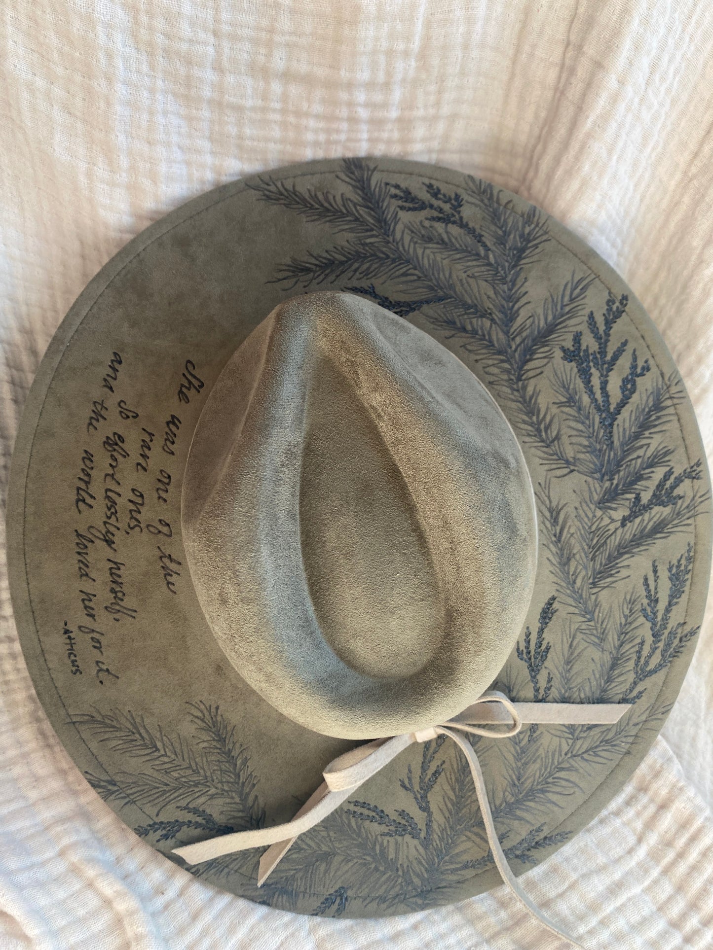 Hand Burned Fedora | The Meraki Mae