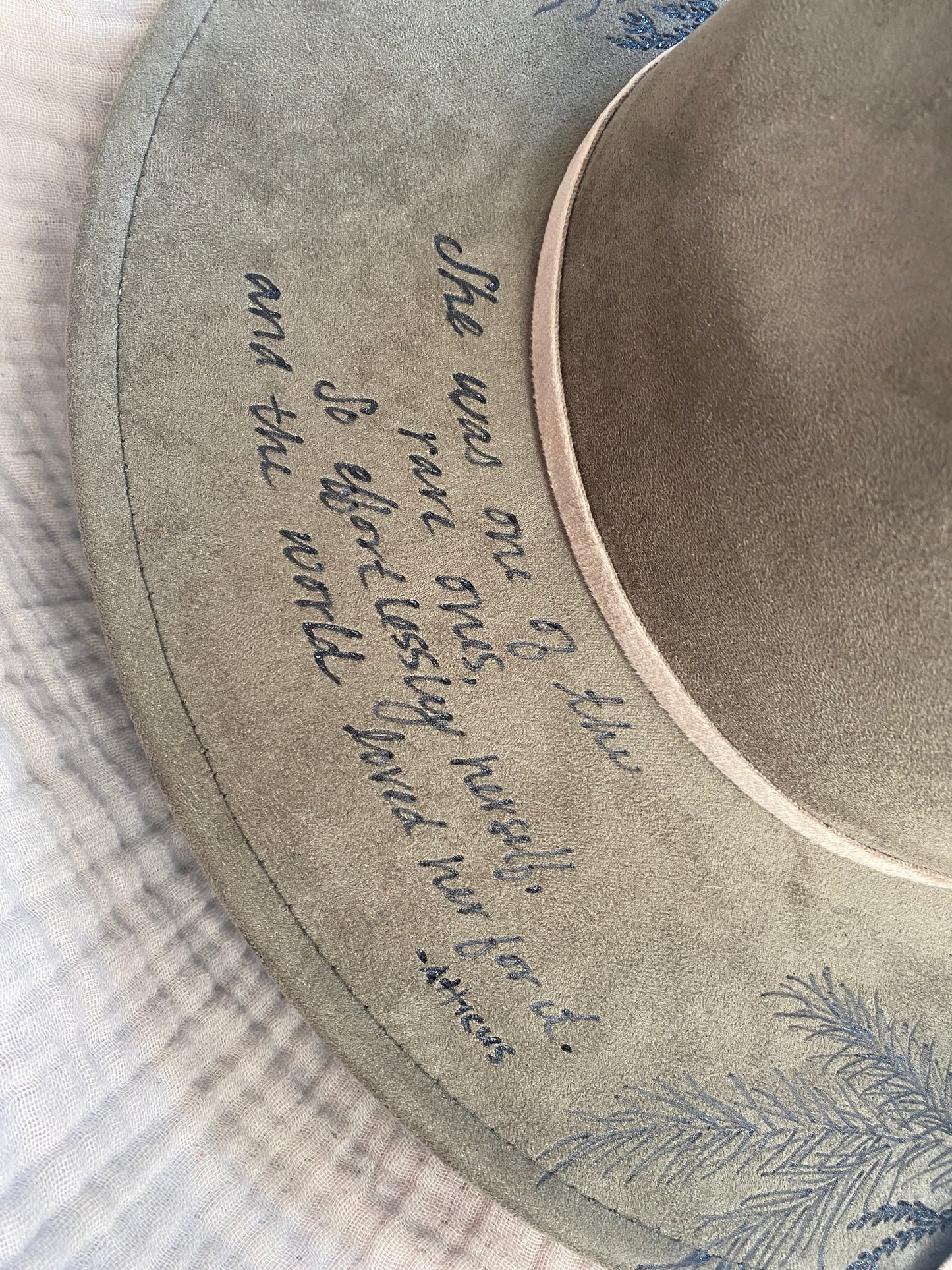 Hand Burned Fedora | The Meraki Mae