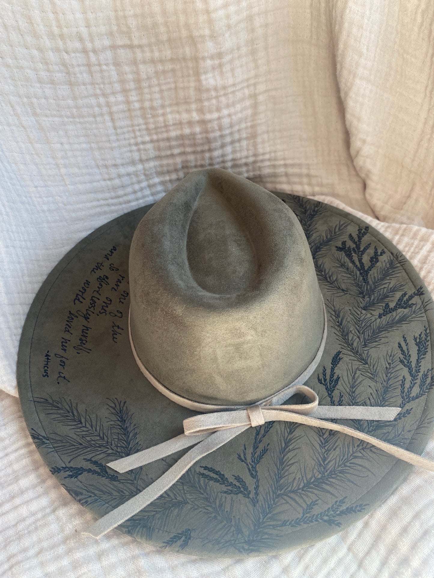 Hand Burned Fedora | The Meraki Mae