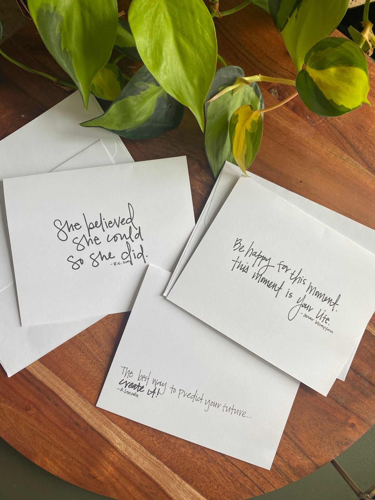 Greeting Card | Encouragement | The Best Way to Predict Your Future