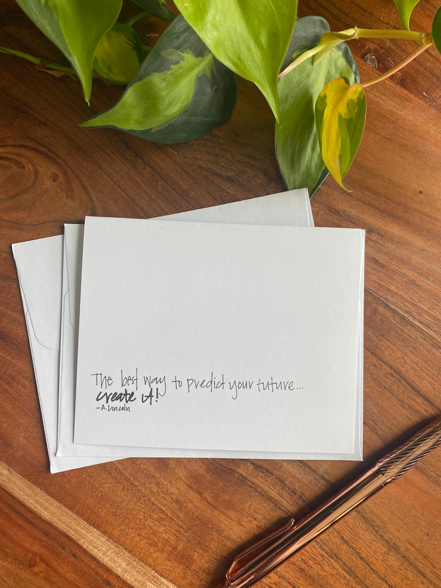 Greeting Card | Encouragement | The Best Way to Predict Your Future
