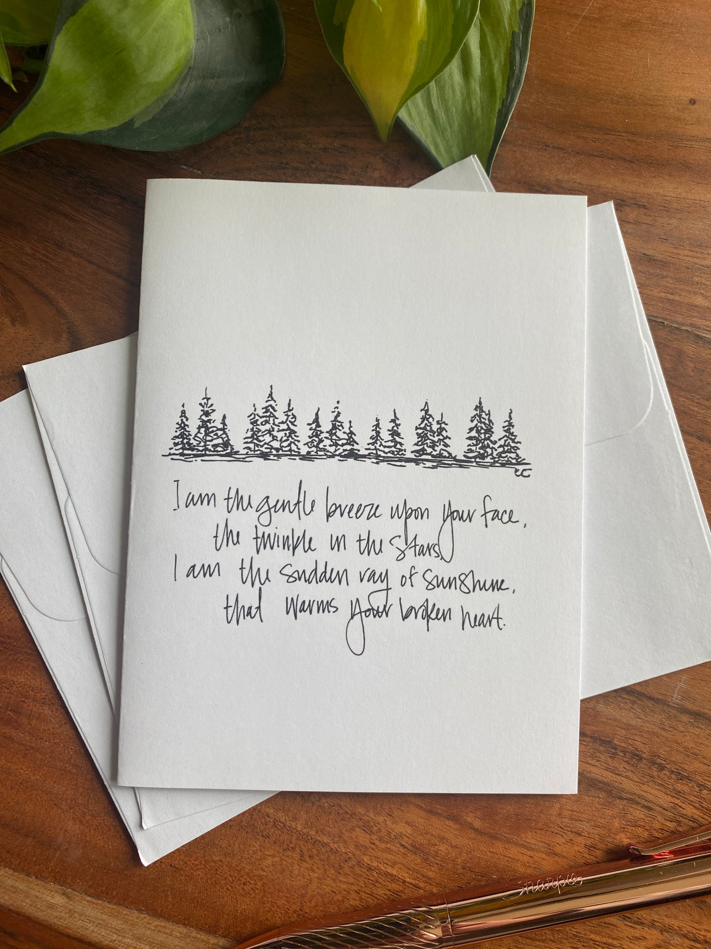 Greeting Card | Sympathy | I Am The Gentle Breeze