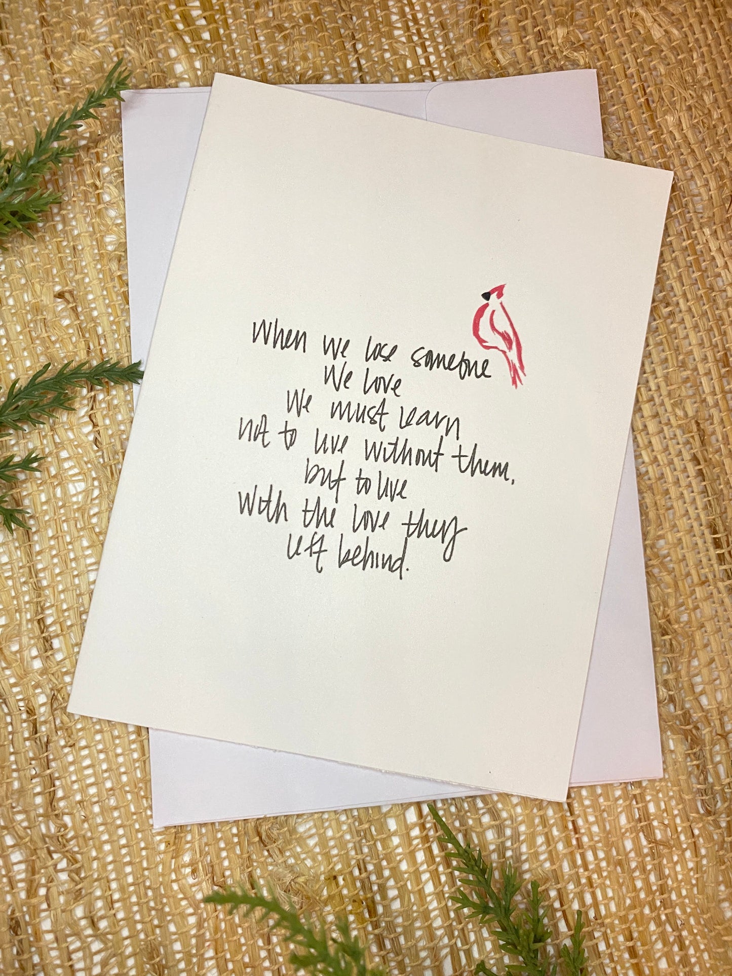 Greeting Card | Sympathy | Cardinal