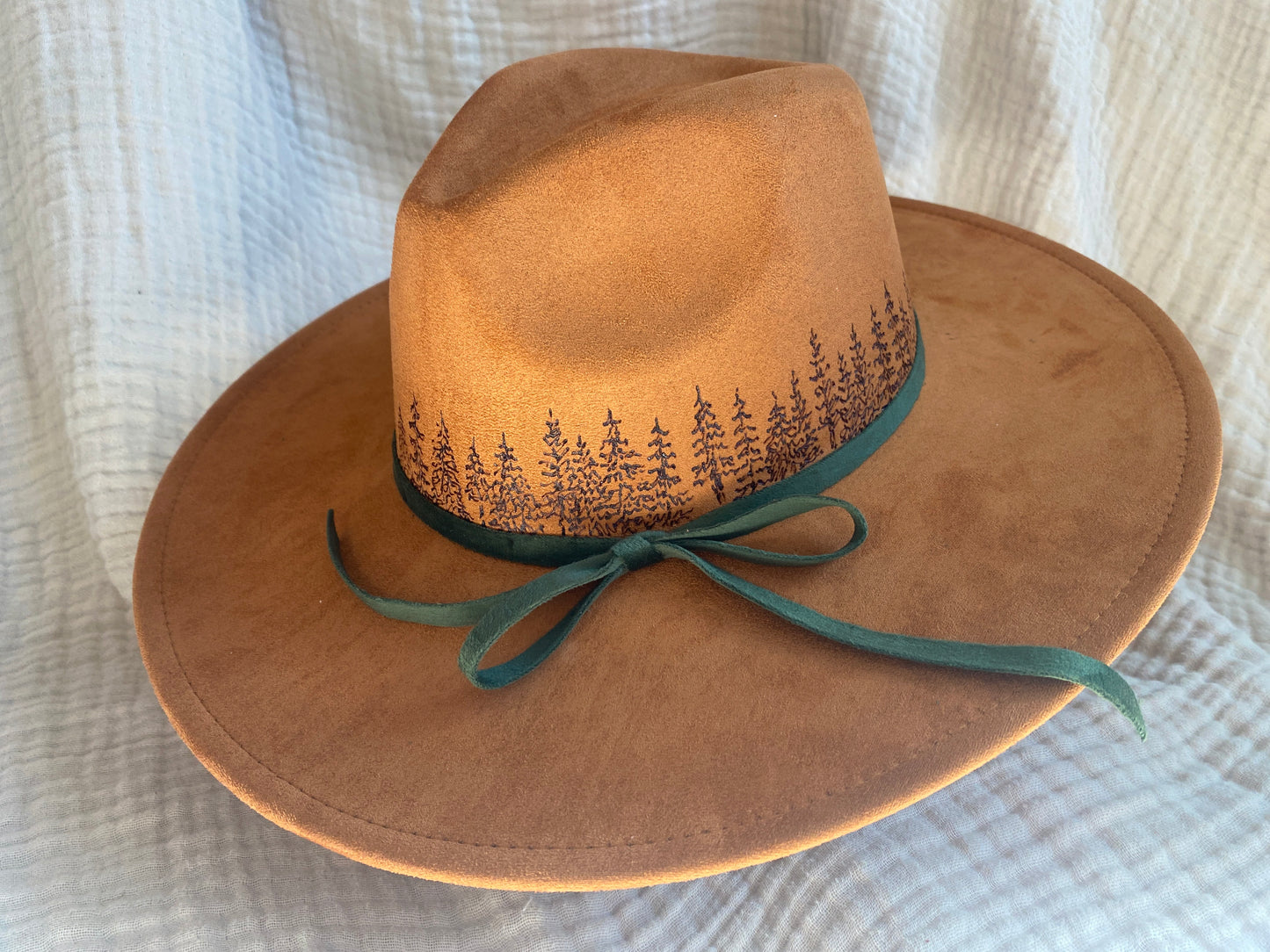 Hand Burned Fedora | The Wanderer